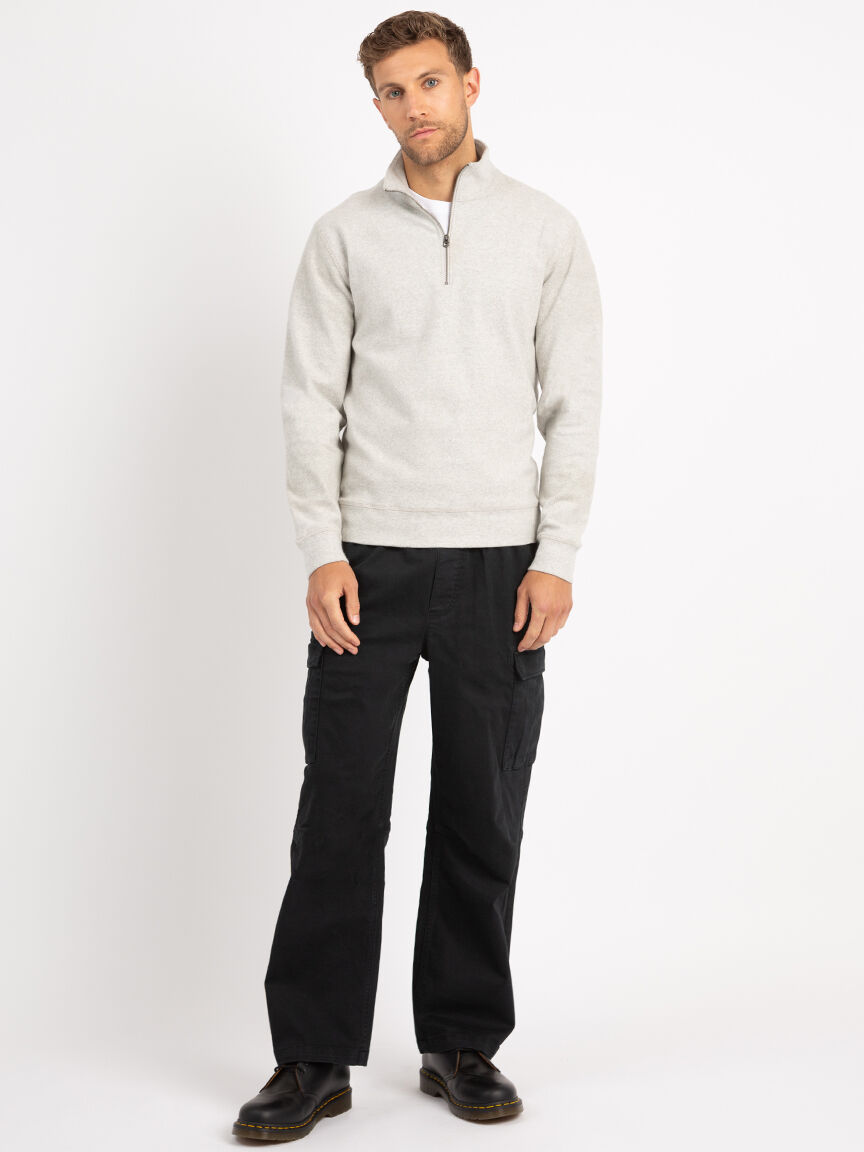 jonas herringbone 1/4 zip sweater Image 2