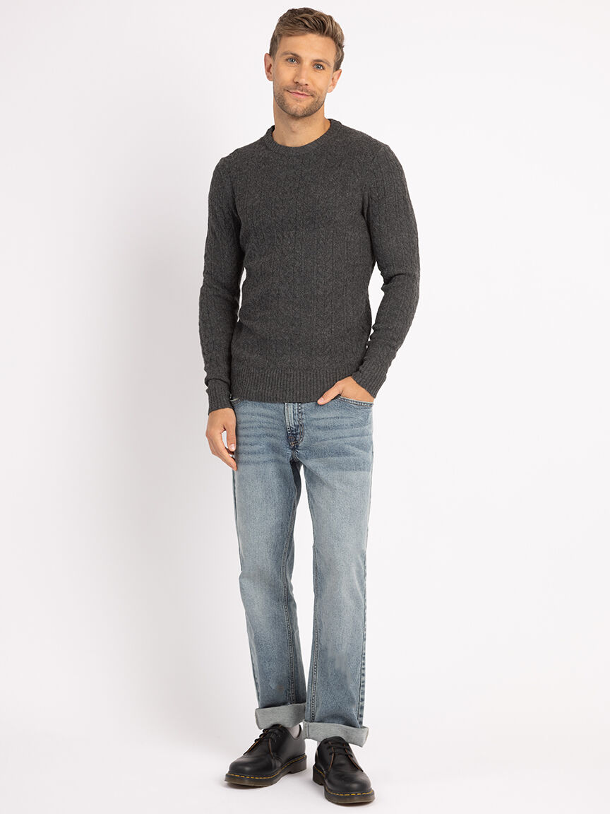 barron cable knit sweater