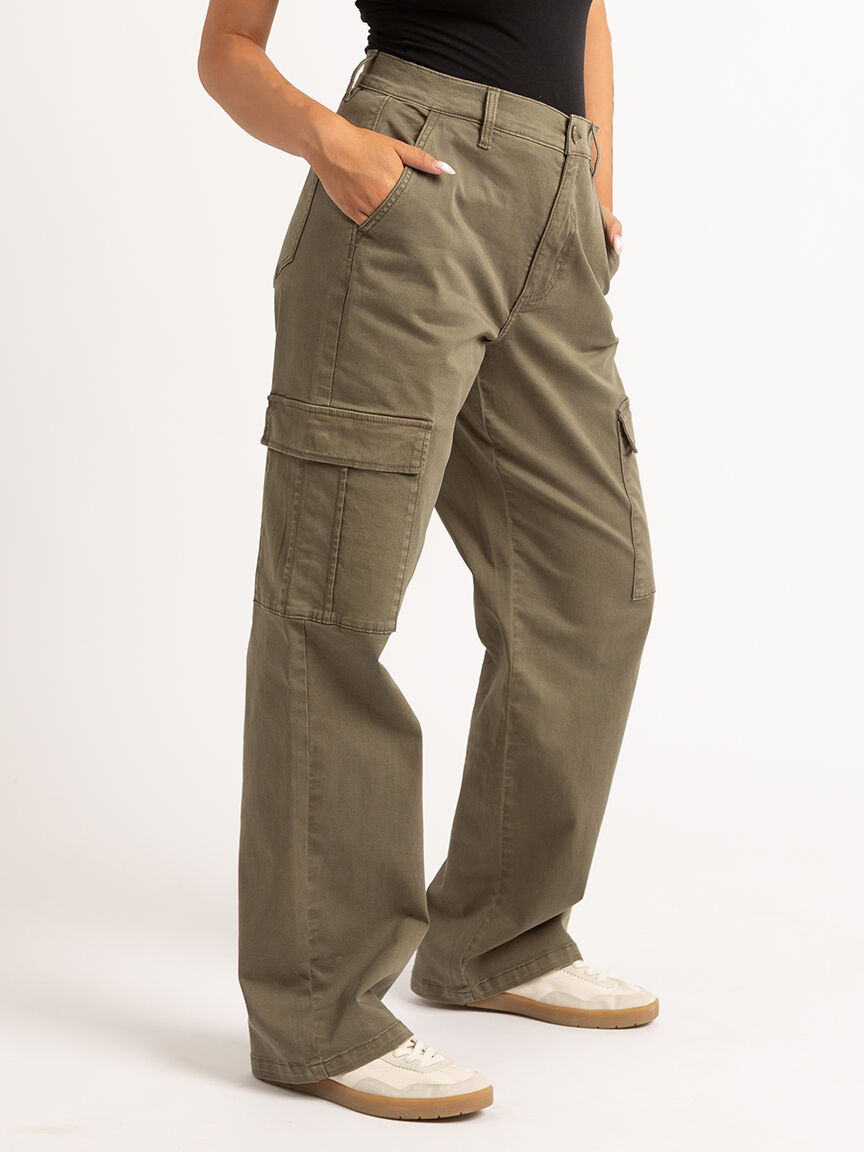 kara high rise wide leg cargo Image 3