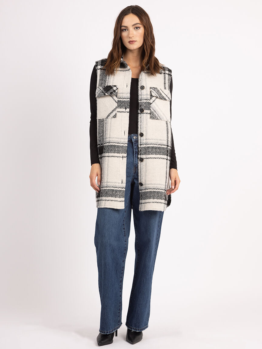 semira long vest Image 2