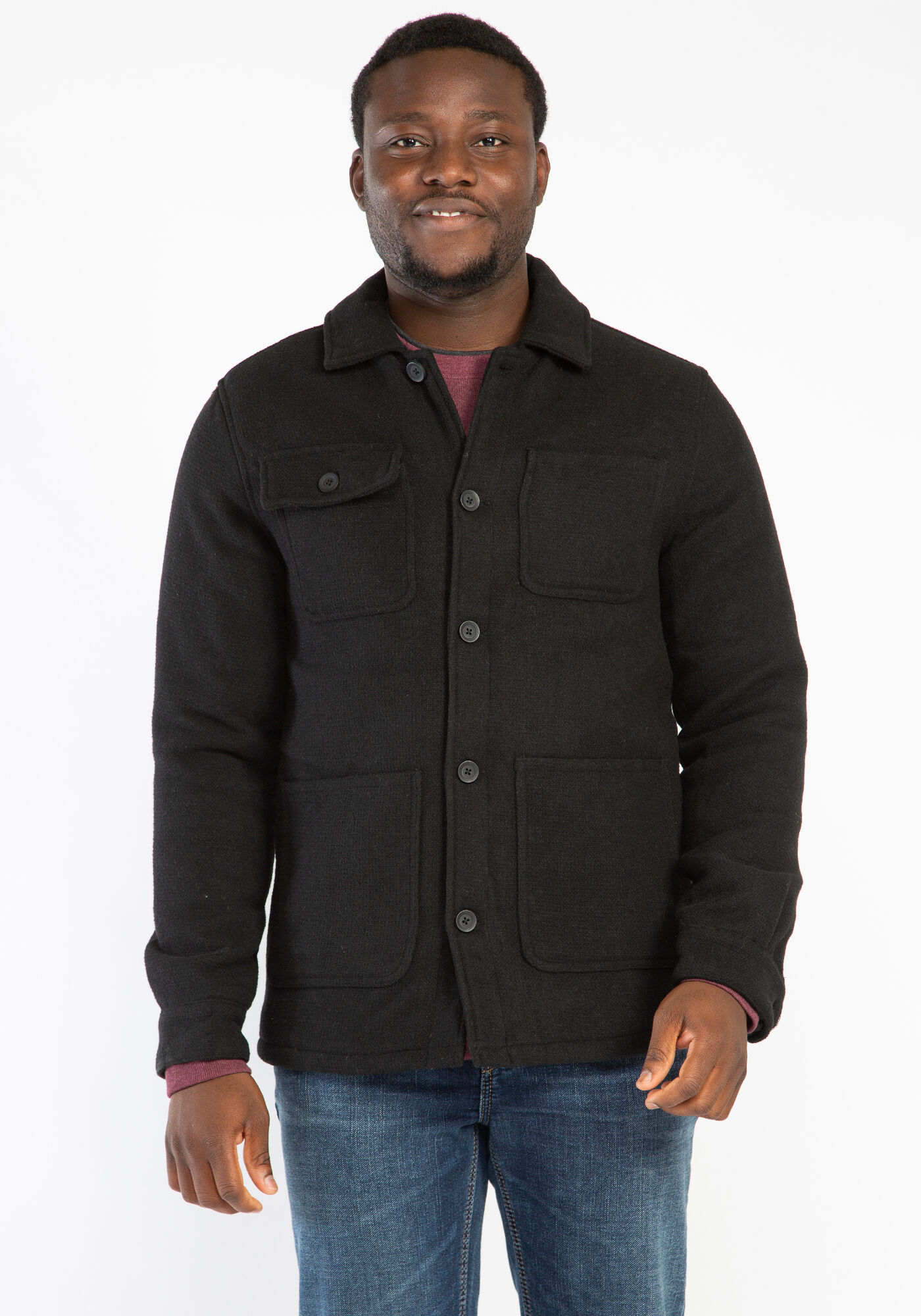 quilted chore jacket Image 3