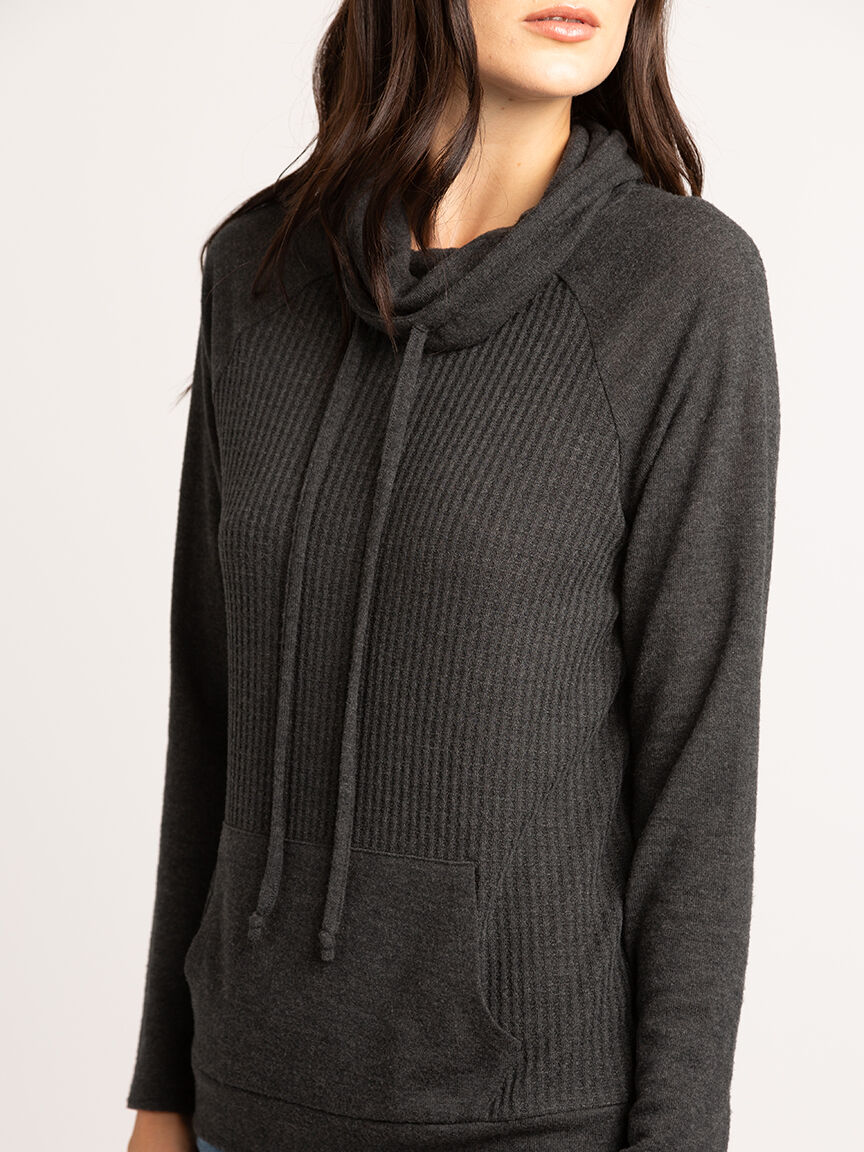 cammi cowl neck long sleeve tee Image 4