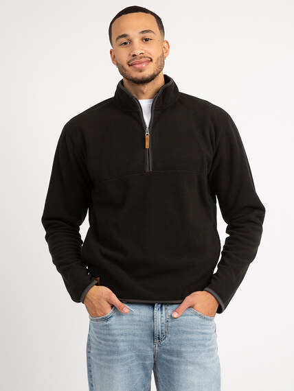 mock zip micro polar fleece mock zip micro polar fleece Image 1