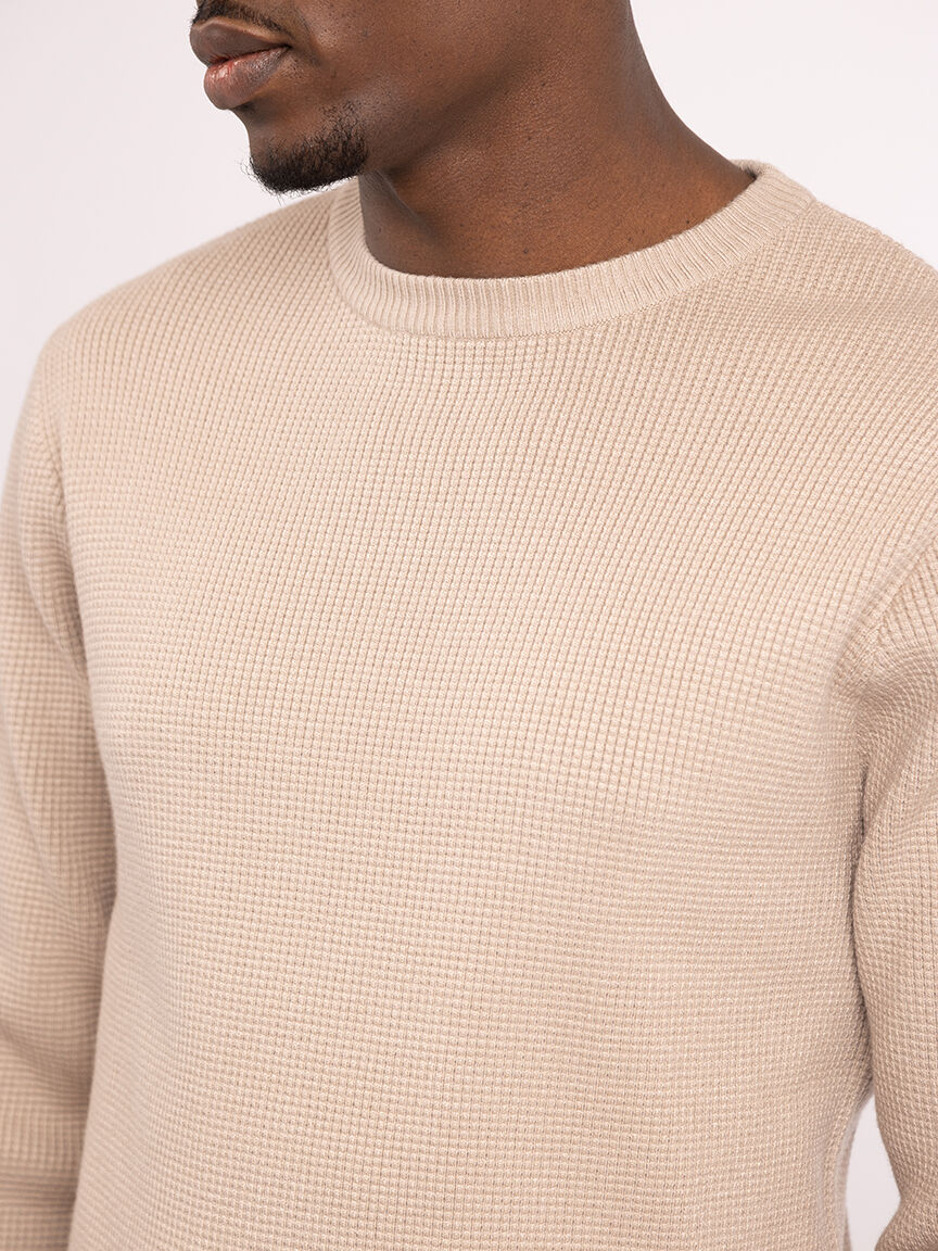 austin waffle stitch crewneck Image 4