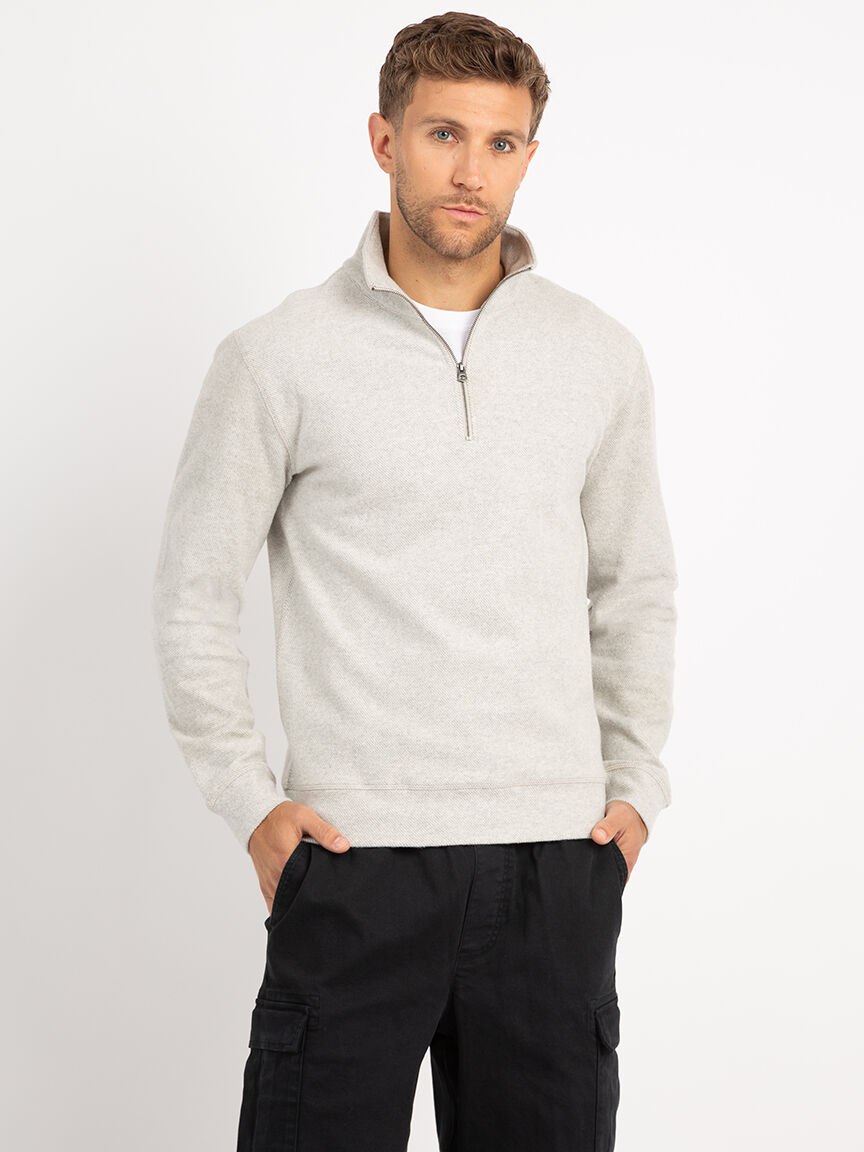 jonas herringbone 1/4 zip sweater Image 1