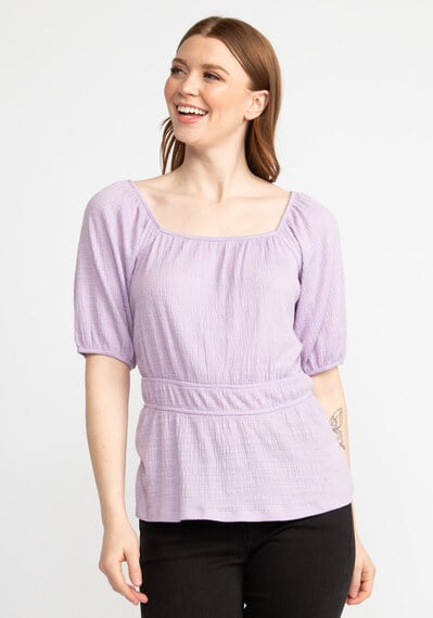 knox square neck short sleeve top Image 1