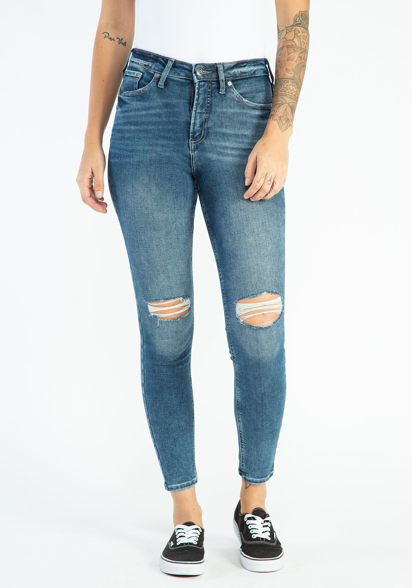 high rise infinite skinny jean Image 1