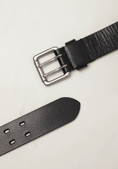 silver belt w antique nickel buckle silver belt w antique nickel buckle Image 3