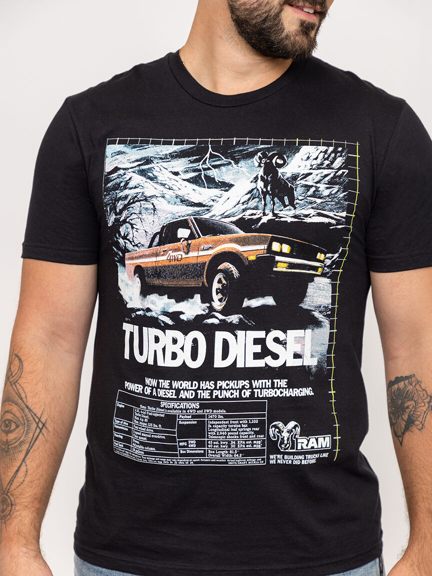 unisex dodge ram graphic tee