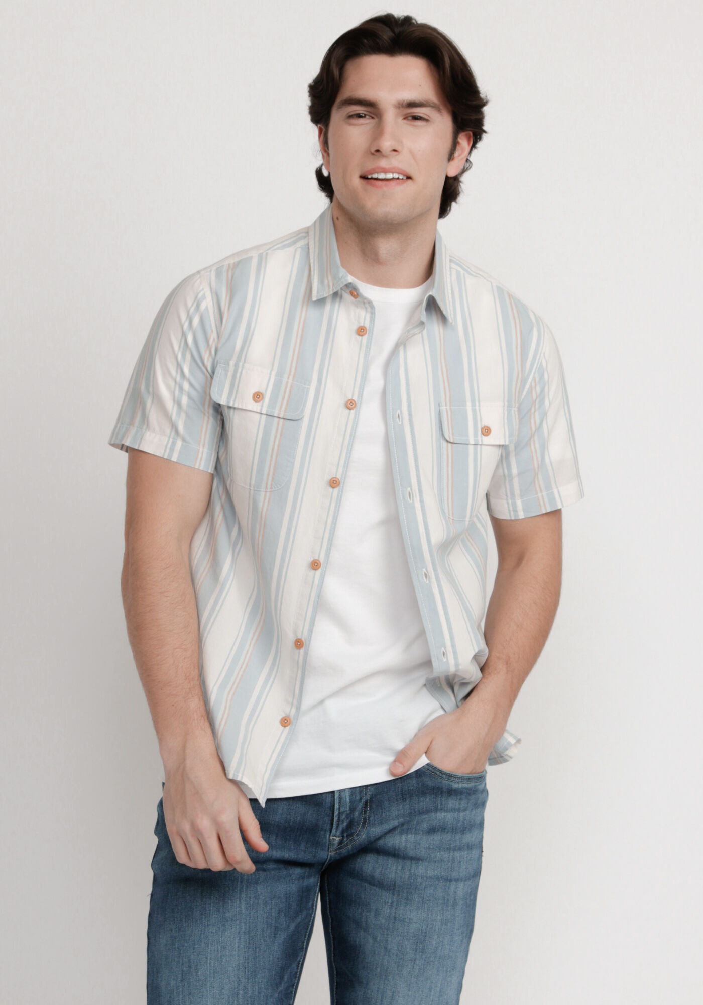brad short sleeve shirt Image 1