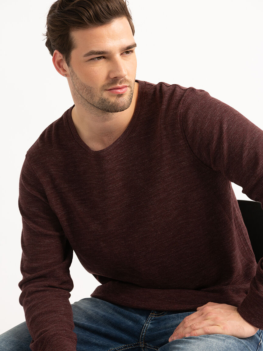 brooks waffle long sleeve t-shirt Image 1