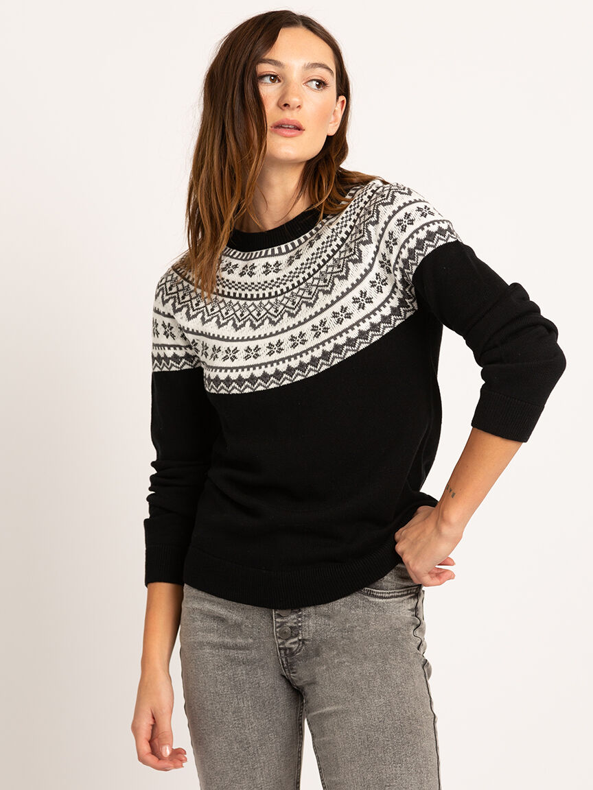 frost crew neck fair isle popover Bootlegger 2000006703