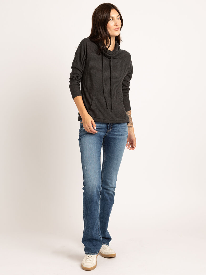 cammi cowl neck long sleeve tee Image 2