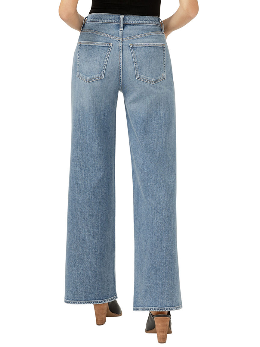 Highly Desirable High Rise Ultra Wide Leg Jeans