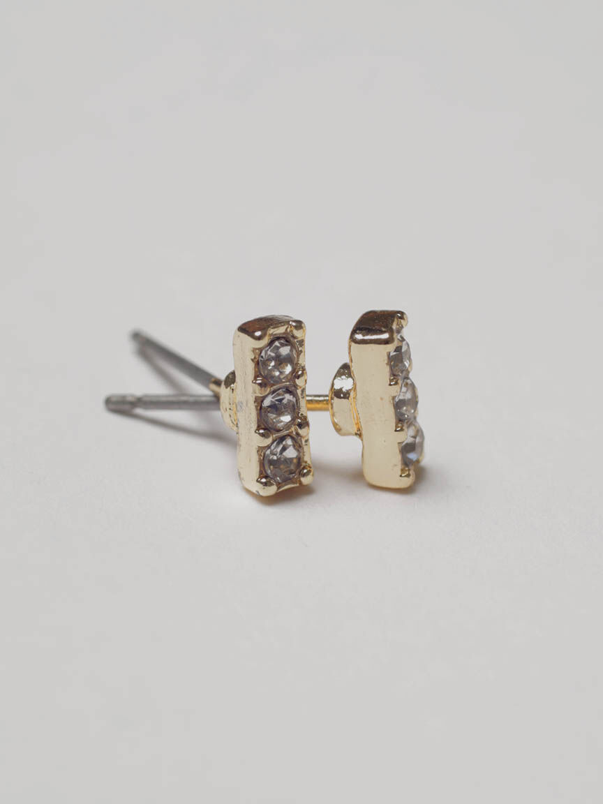 3 pack gold earrings Image 2