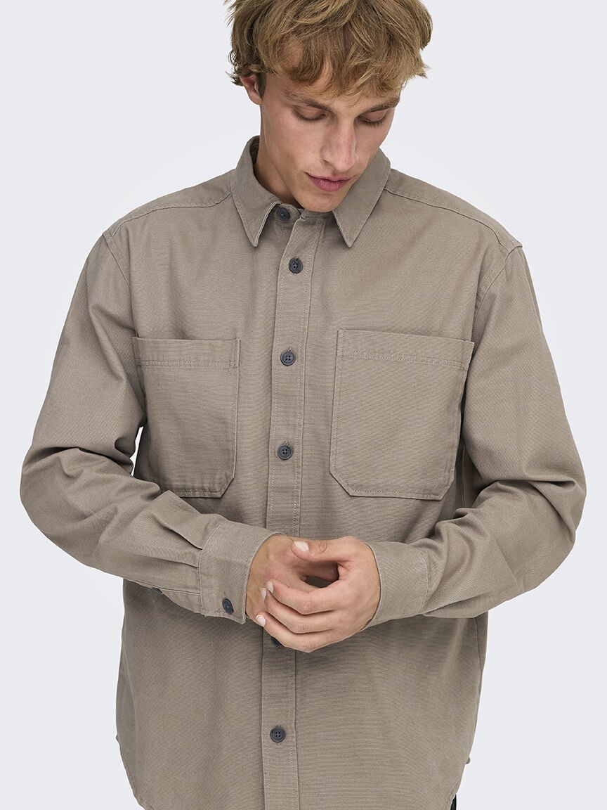 alp canvas overshirt