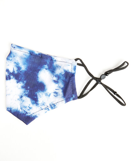 blue tie dye face mask blue tie dye face mask Image 1