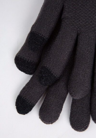 heat max men thermal knit gloves Image 4