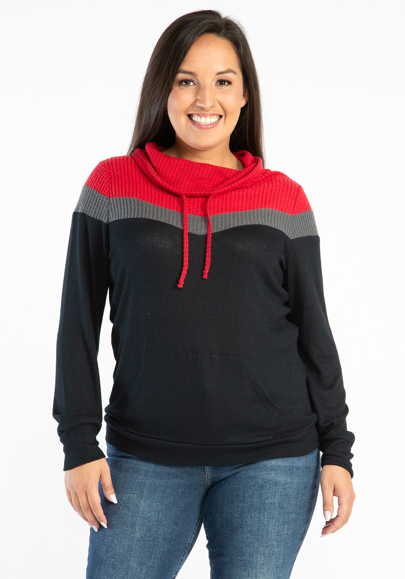 chelsea colorblock cowlneck Image 1