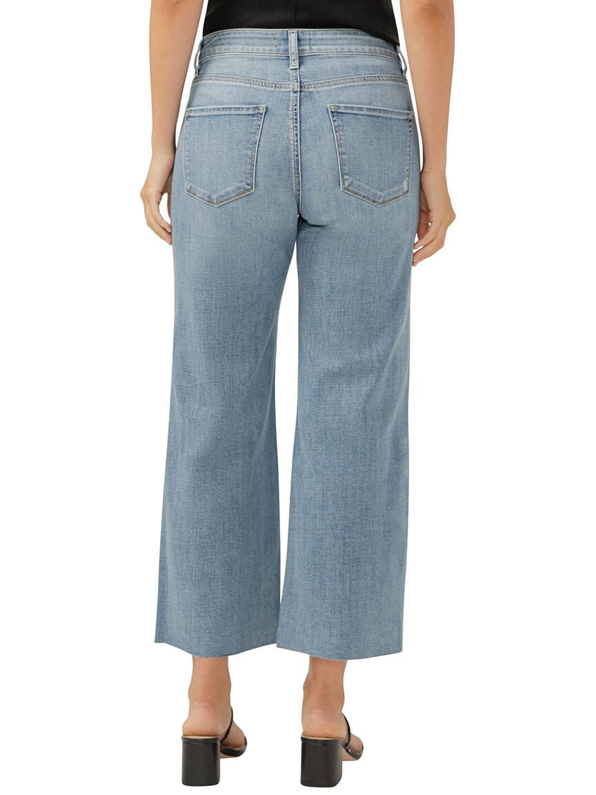 Suki Mid Rise Wide Leg Luxe Stretch Jeans Image 2