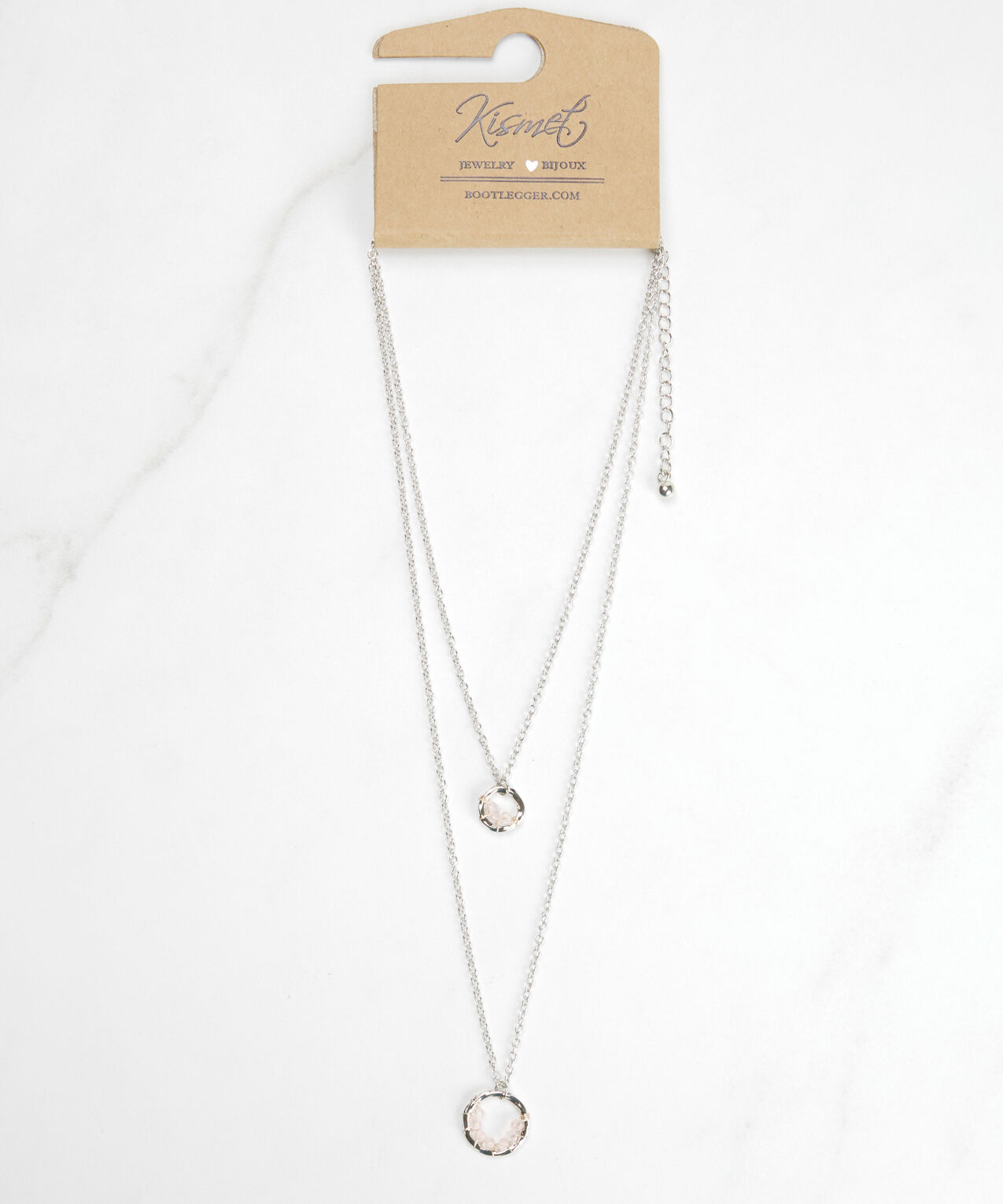 short layered pendant necklace  Image 1