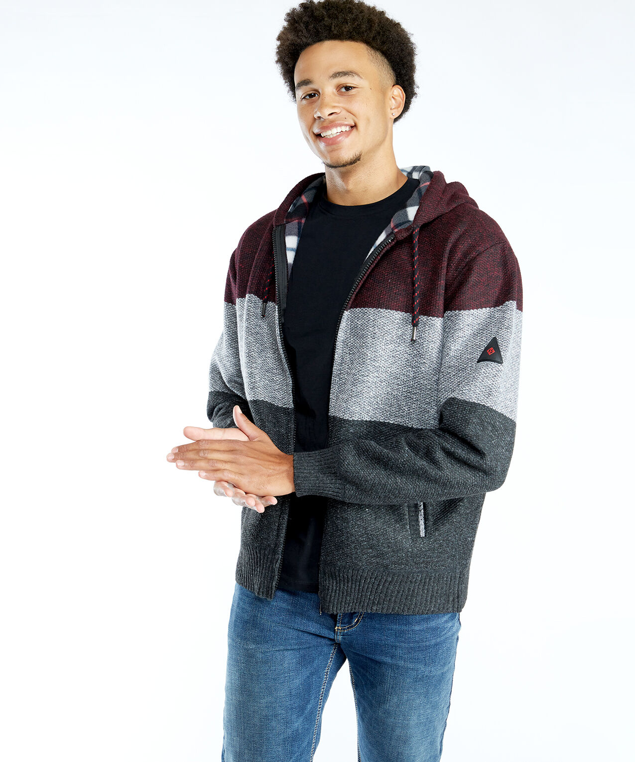 fleece lined hoodie Image 4