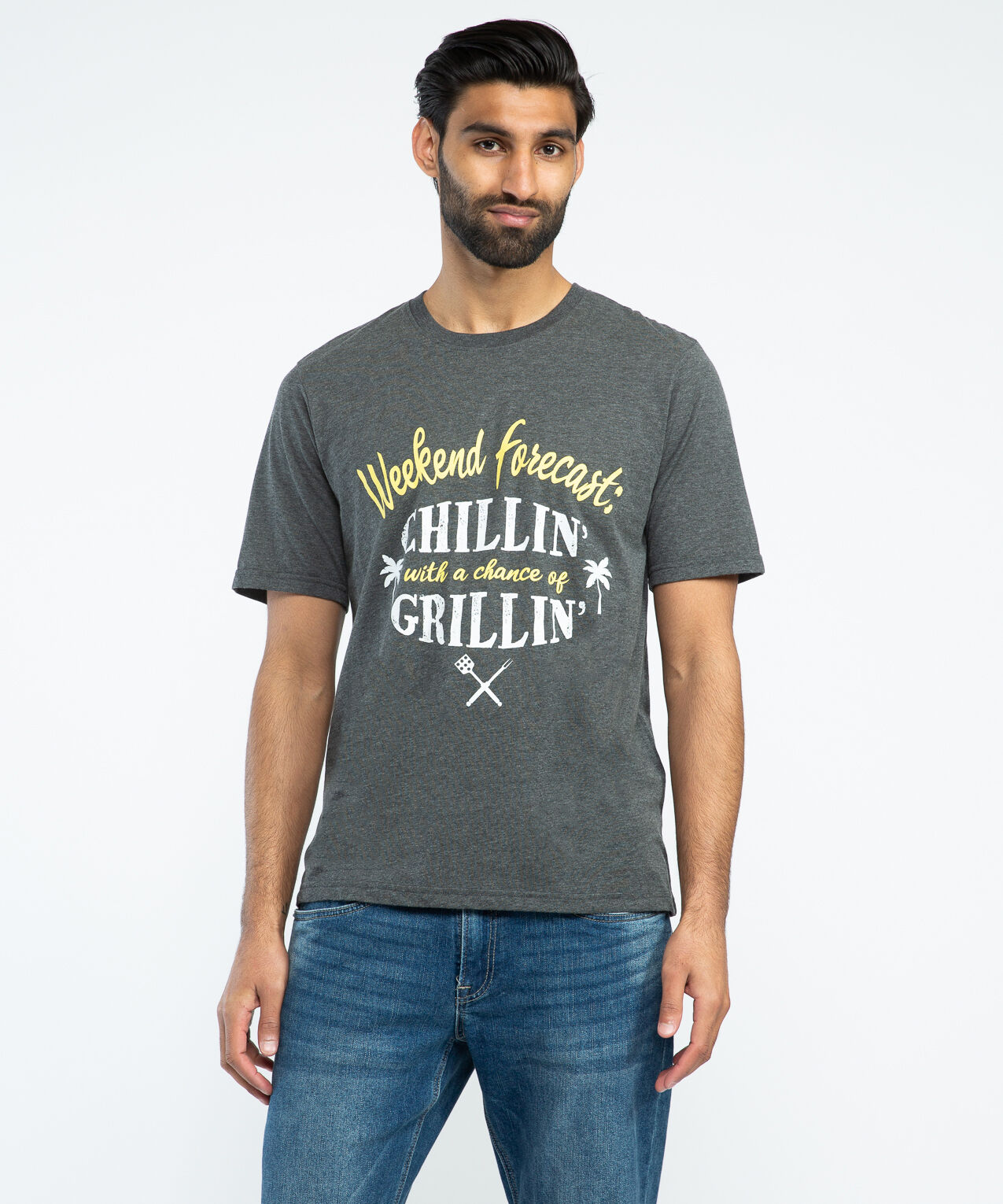 weekend forecast chillin & grillin tee Image 1