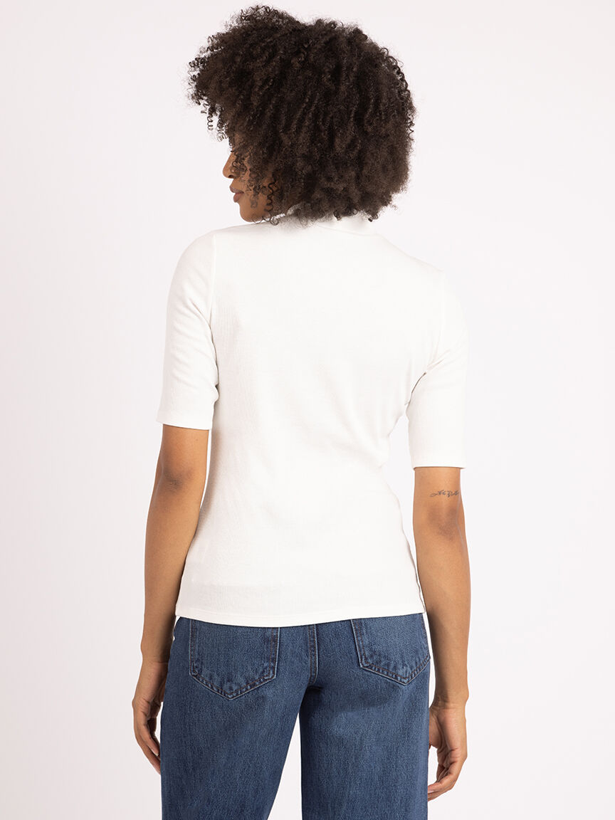 signey mock neck top Image 4