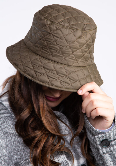 quilted bucket hat Image 4
