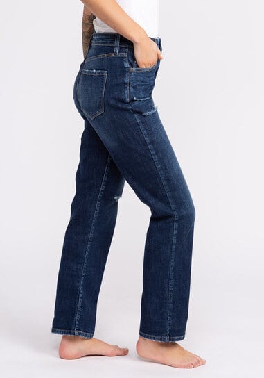 high rise 90s boyfriend jeans