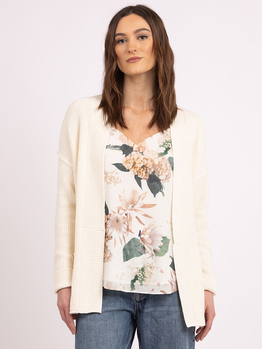 adilyn open front cardigan  Image 1