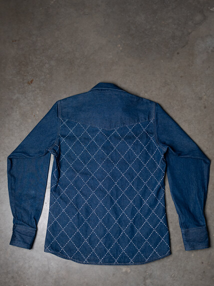 BB brand deadstock denim work shirt BB brand deadstock denim work shirt Image 2