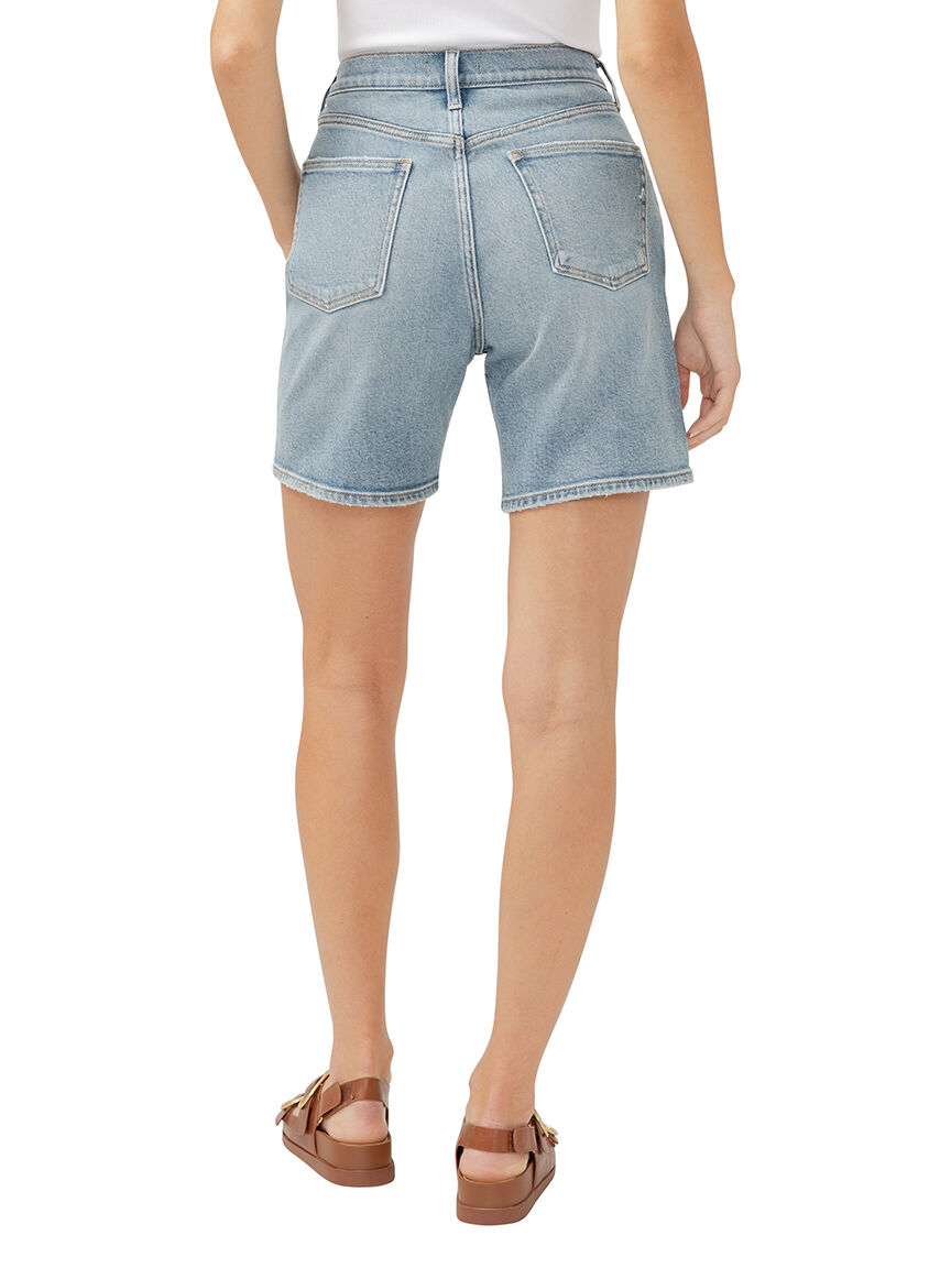 High Rise Long Shorts