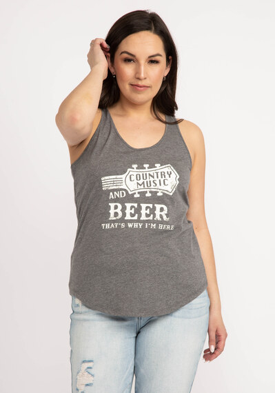 country music racerback tank top Image 1