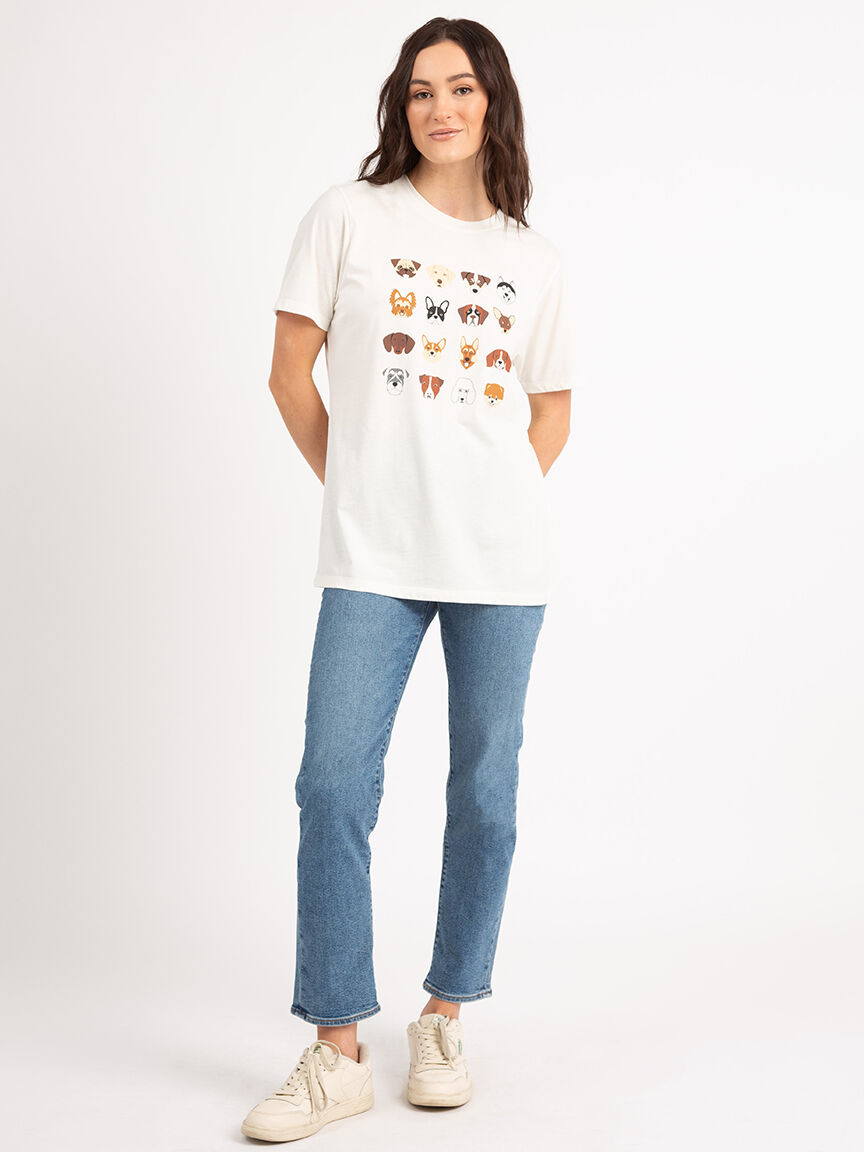 dog short sleeve graphic t-shirt Image 3