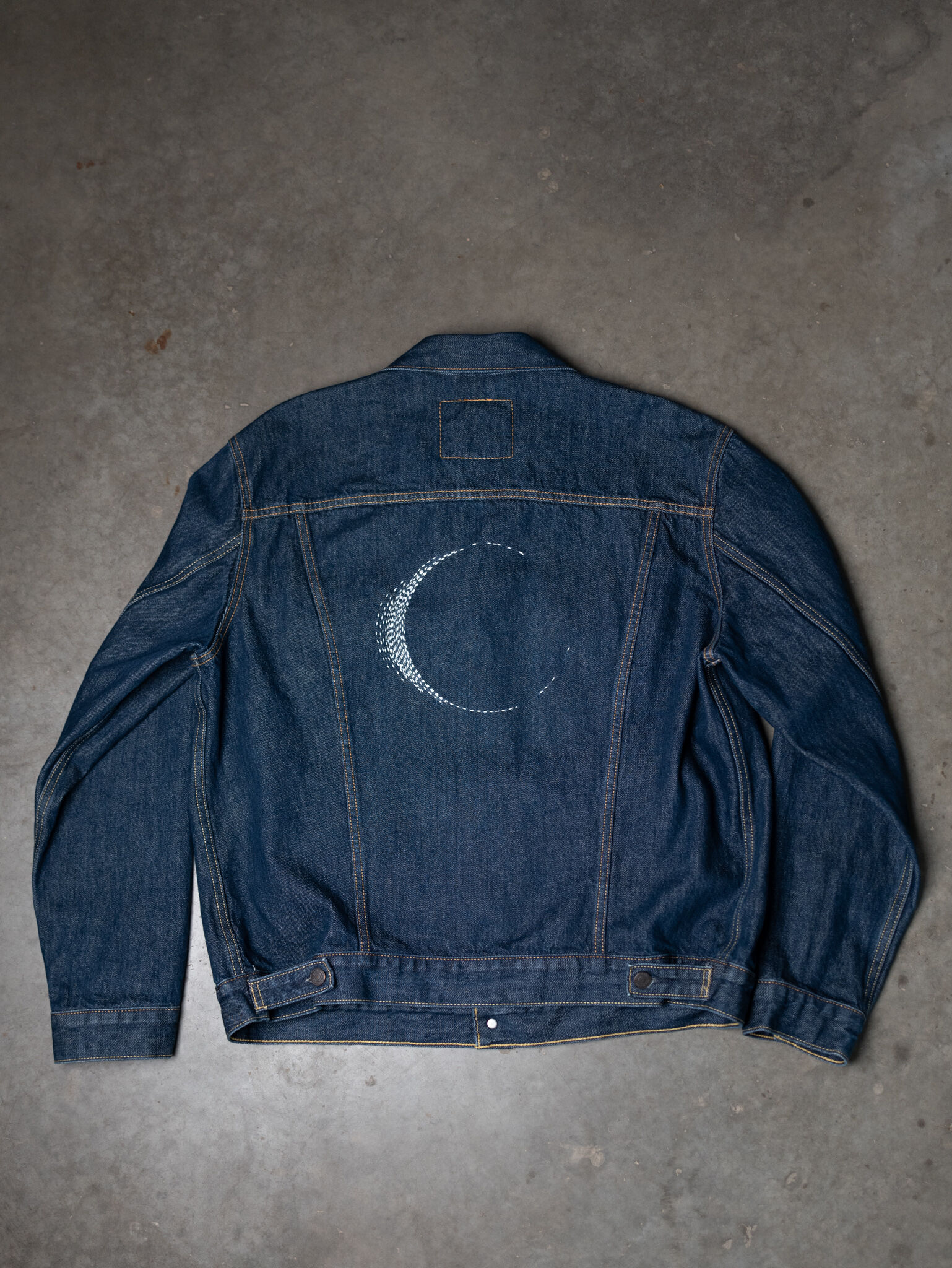 levi's type III trucker jacket with sashiko Image 2