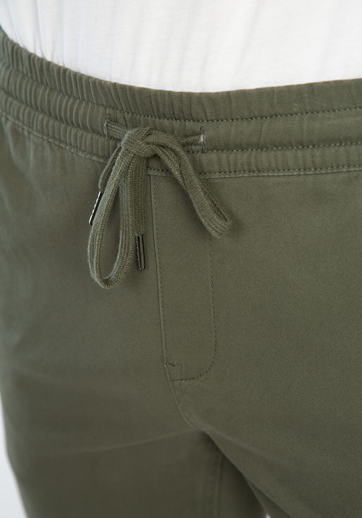 twill stretch jogger Image 4