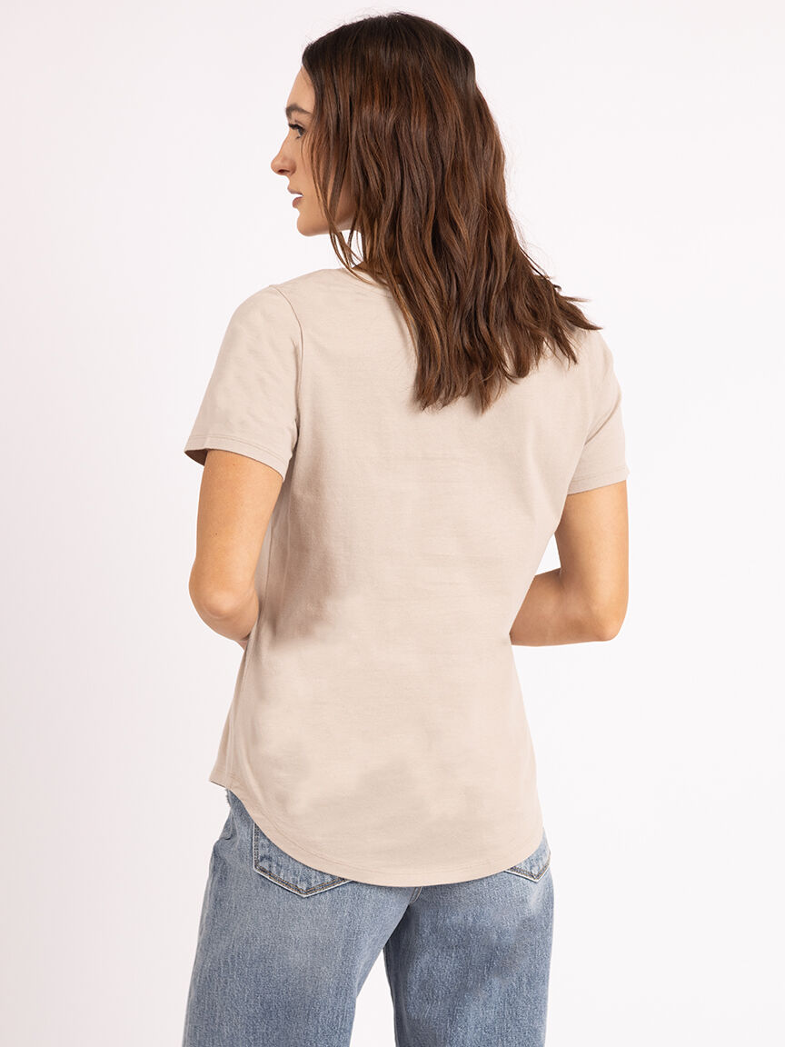 saige scoop neck t-shirt