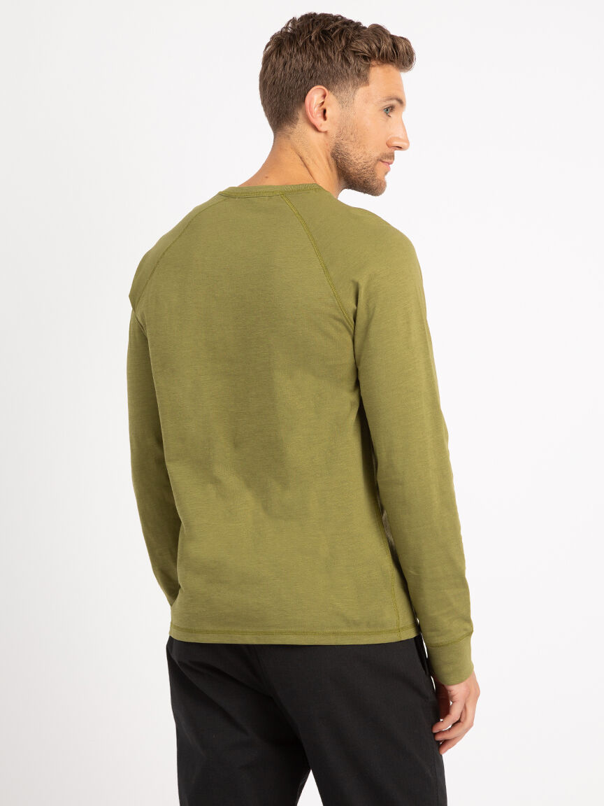 lucas long sleeve henley t-shirt Image 3