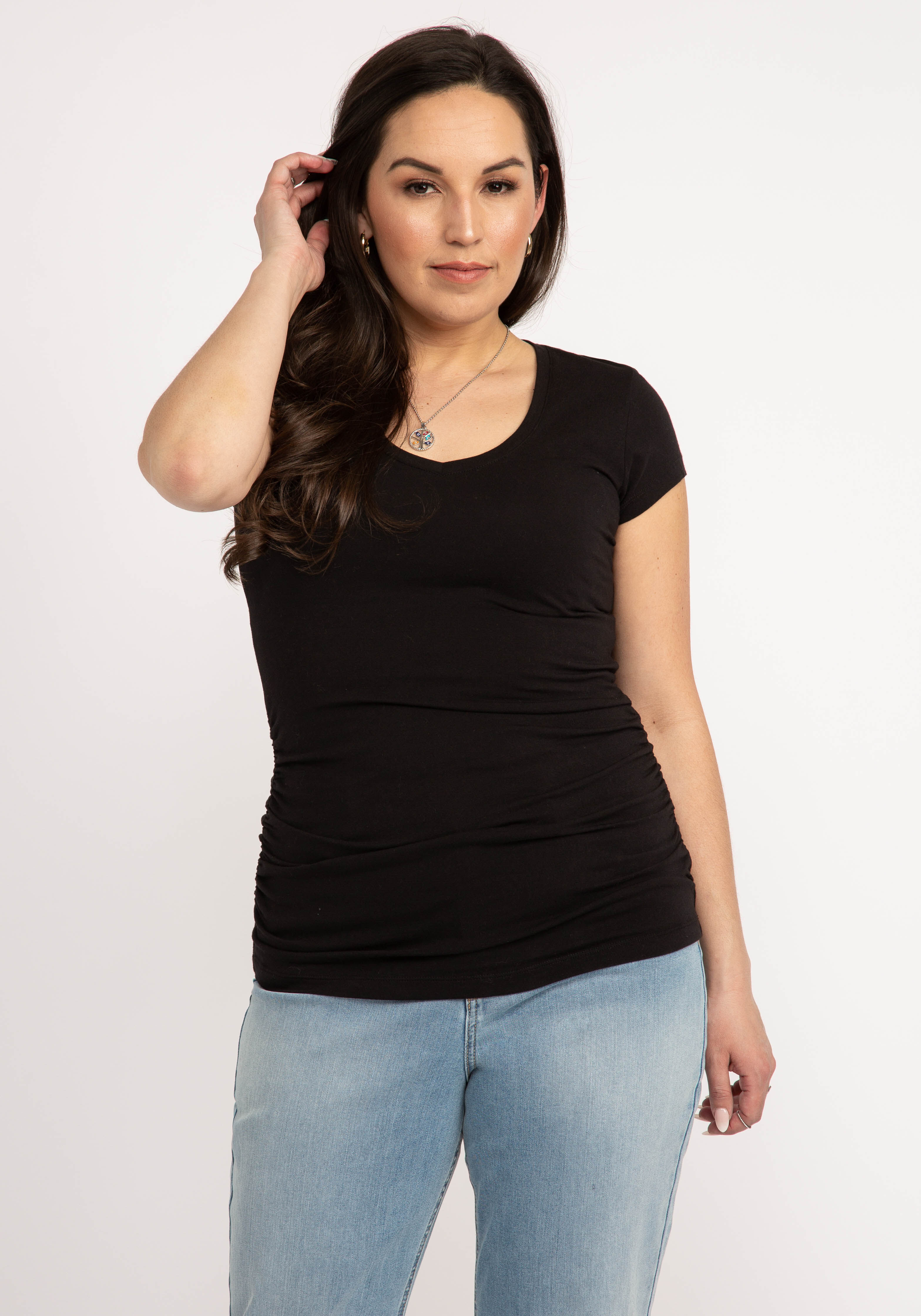 jenny ruched core tee Image 1