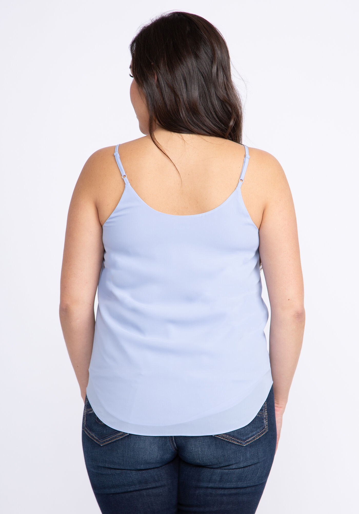 Light blue camisole top