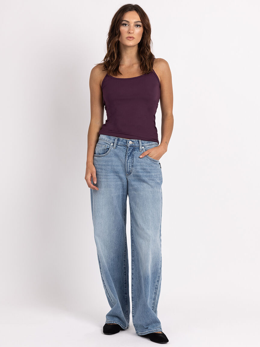 mira scoop neck tank top