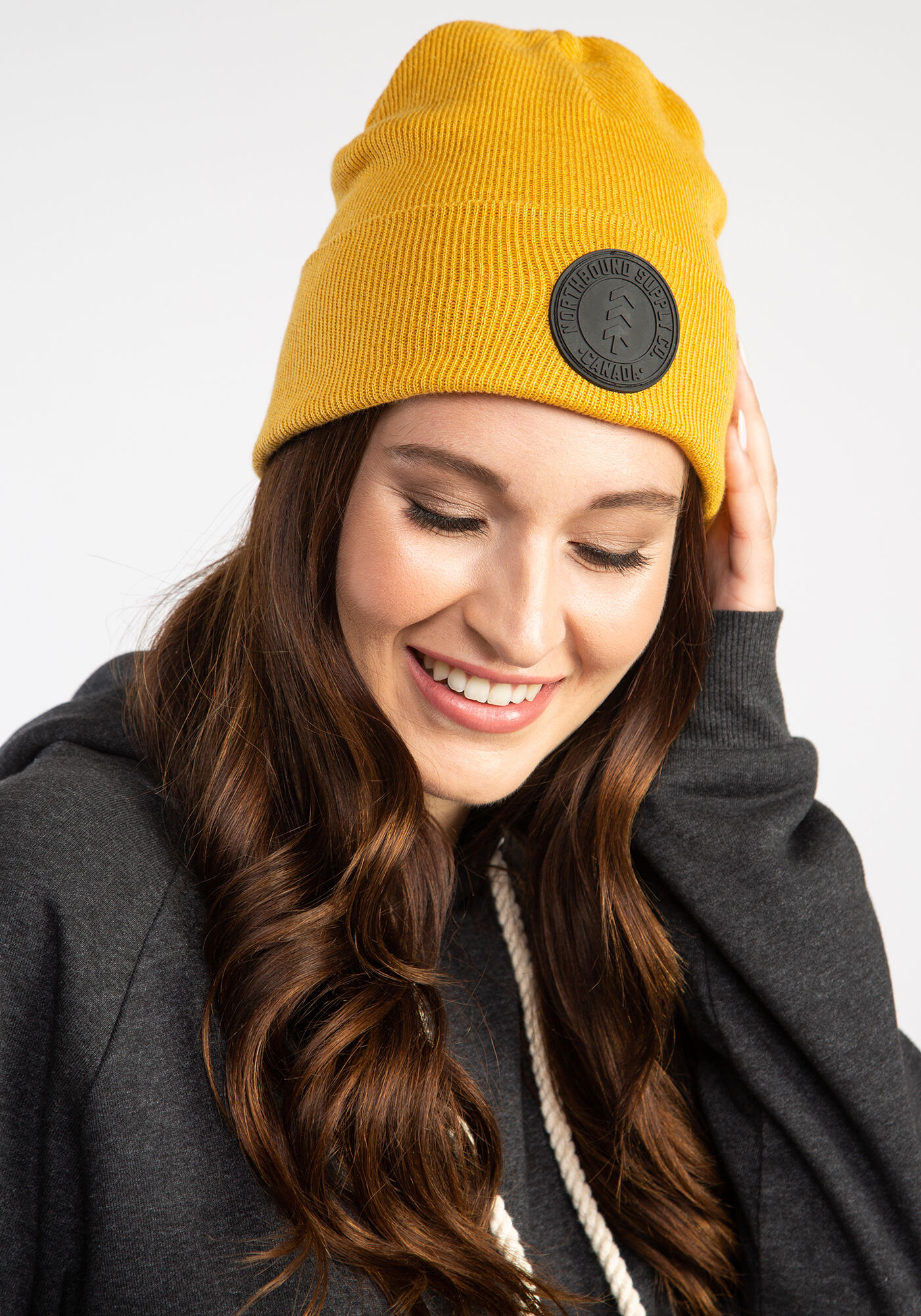 northbound rubber patch cuffed beanie Image 4