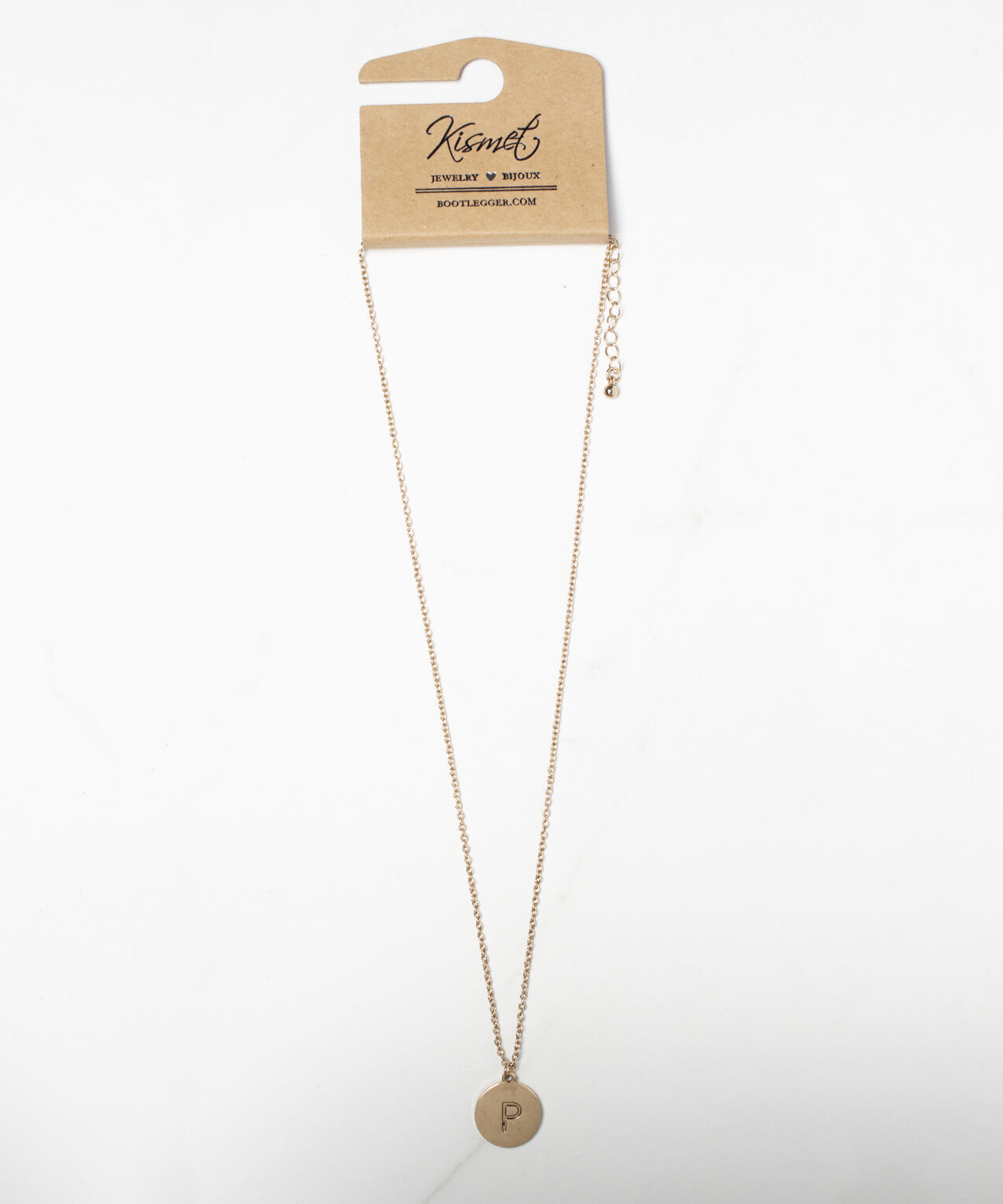 initial necklace - p Image 1