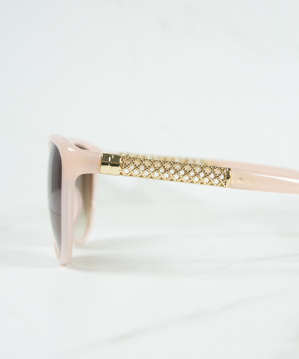 pink frame sunglasses Image 2