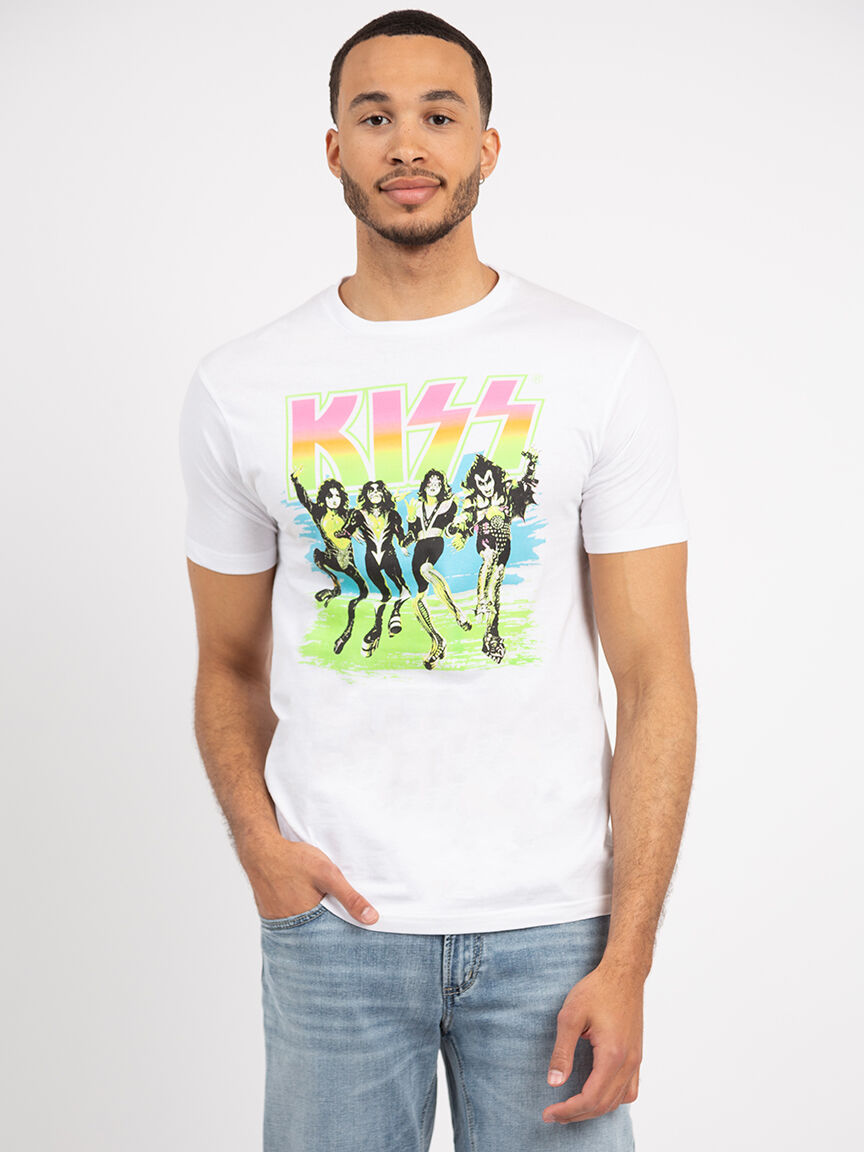 unisex kiss graphic Tee Image 5