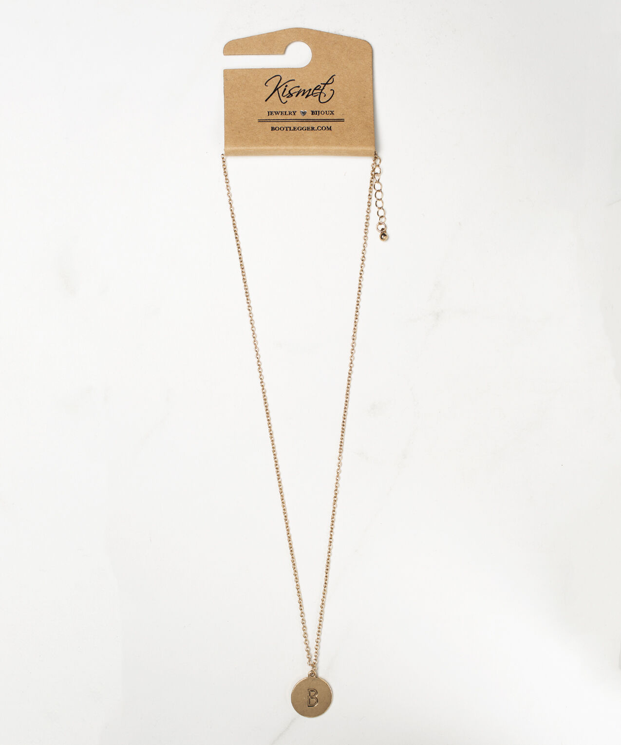 initial necklace - b Image 1