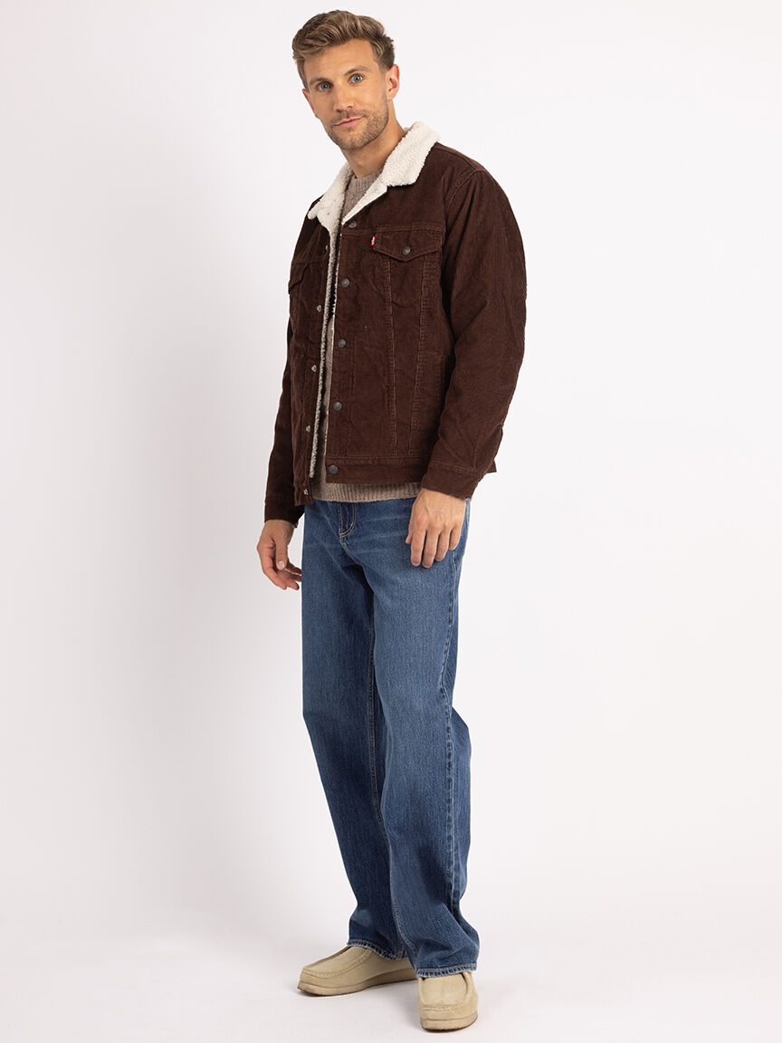 relaxed sherpa jacket Image 6