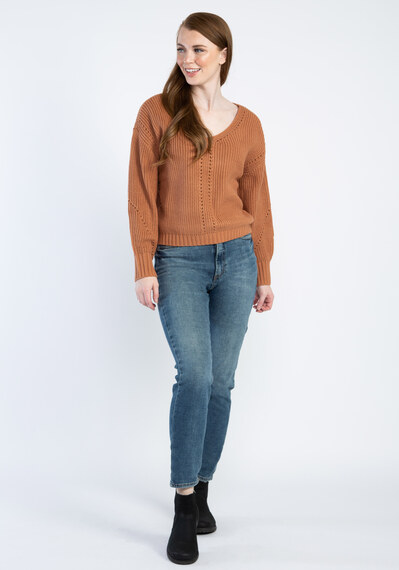 pointelle sweater popover Image 3