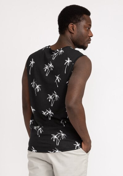 orion palm printed tank top Image 2
